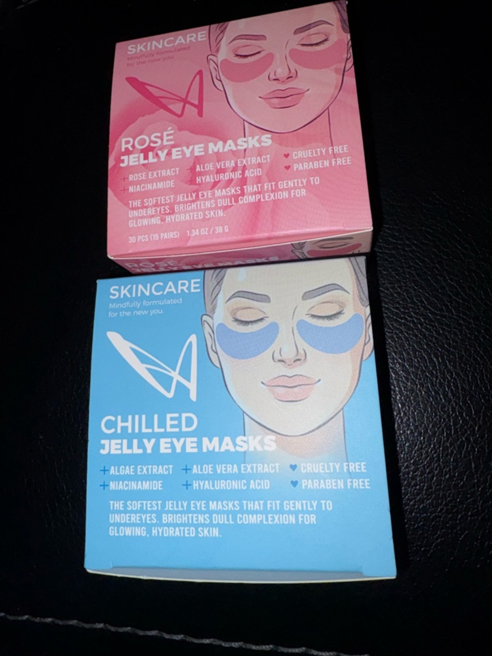 Skincare Chilled Jelly Eye Masks - Blue Hydrating Under-Eye Patches